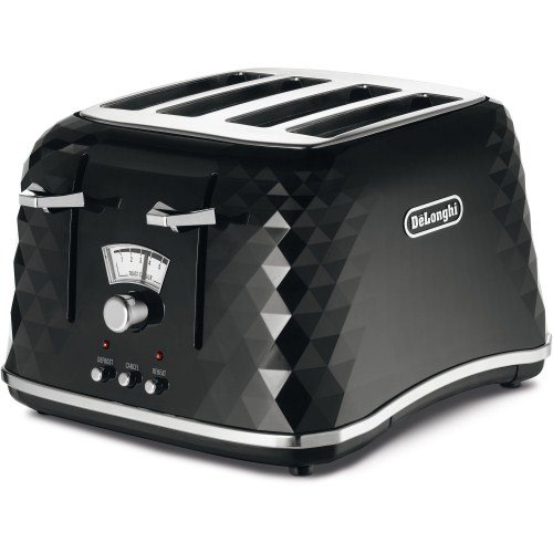 An image of DeLonghi 1800W 4-Slice Long Slot Toaster