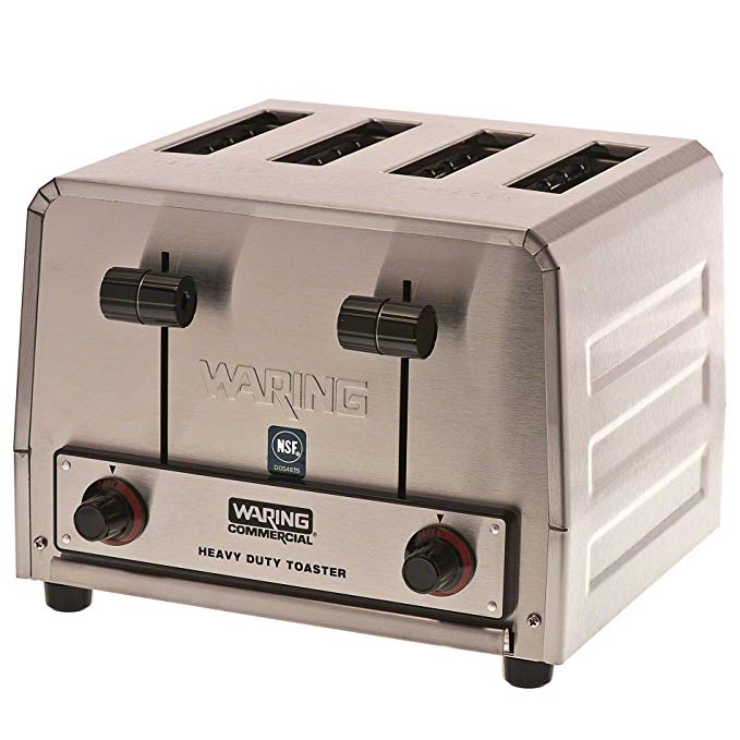 An image of Waring WCT800 Stainless Steel Long Slot Toaster