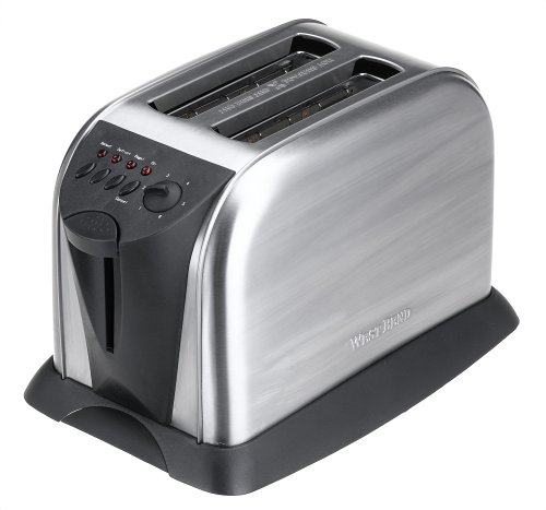 An image related to West Bend Stainless Steel 2-Slice Wide Slot Toaster