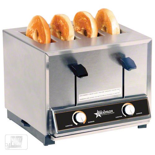 An image of Holman BT4 Stainless Steel Wide Slot Toaster | The Top Toasters 