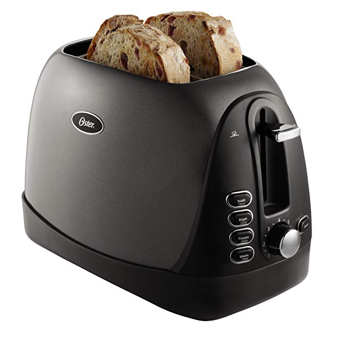 An image related to Oster TSSTTRJBG1 Stainless Steel 2-Slice Gray 7-Mode Wide Slot Toaster