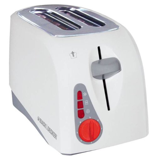 An image related to BLACK+DECKER ET202 800W 2-Slice White 7-Mode Toaster