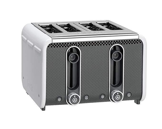 An image of Dualit 4-Slice White 9-Mode Toaster