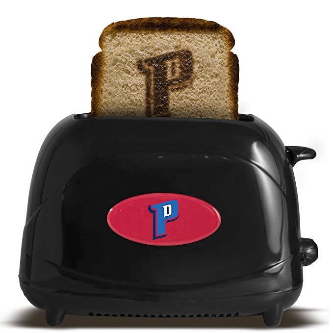 An image related to Uncanny Brands ProEL-NBA-DP Detroit Pistons 2-Slice Compact Cool Touch Toaster