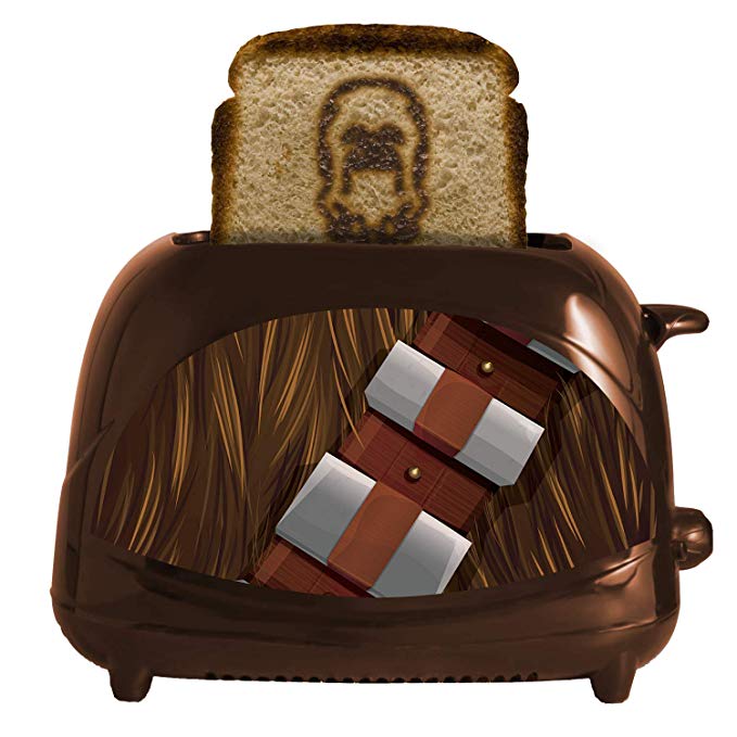 An image related to Uncanny Brands 680W Chewbacca 2-Slice Compact Cool Touch Toaster