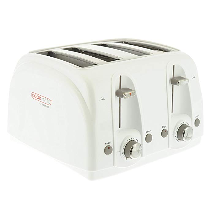 An image related to Cookmate 500W 4-Slice 7-Mode Wide Slot Toaster