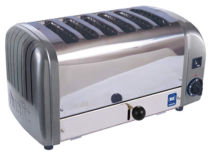 An image of Dualit CTW-6M 2225W Gray Toaster