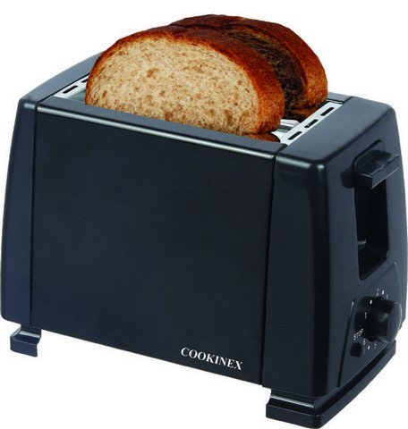 Cookinex 2-Slice Black 6-Mode Toaster