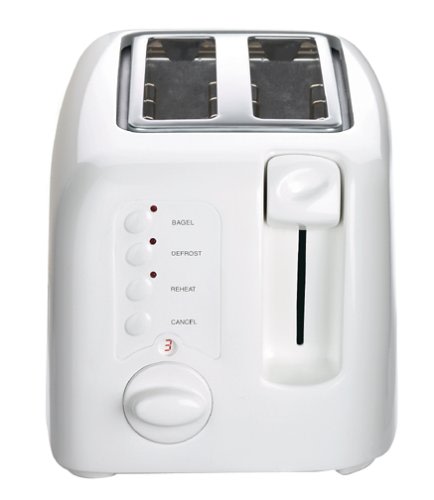 An image of Cuisinart 2-Slice White 9-Mode Compact Cool Touch Wide Slot Toaster | The Top Toasters 