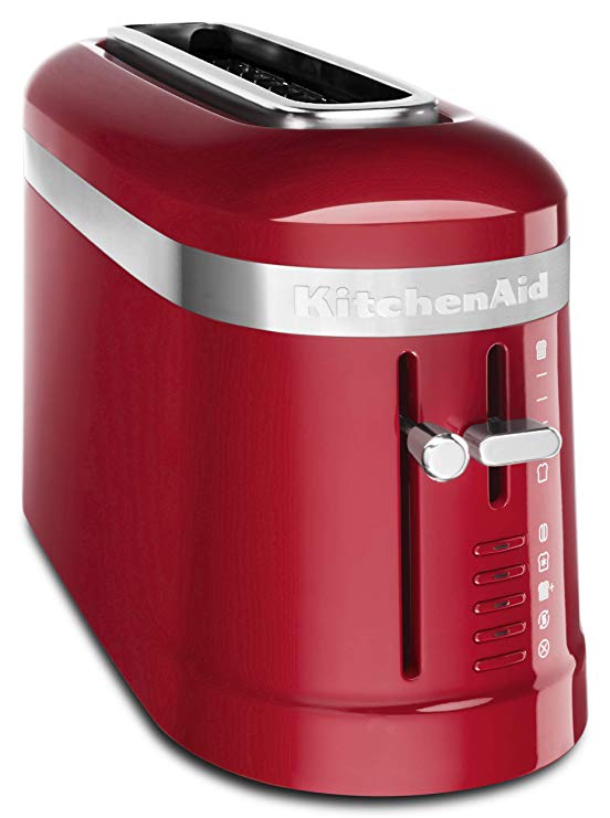 An image of KitchenAid 2-Slice Empire Red Long Slot Toaster