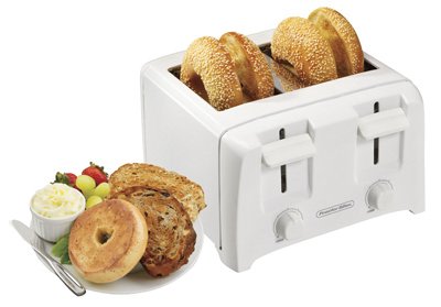 An image of Hamilton Beach 4-Slice Cool Touch Toaster | The Top Toasters 