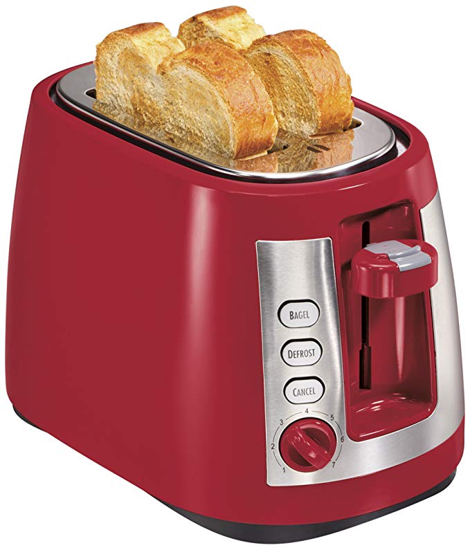 An image related to Hamilton Beach 2-Slice Red Wide Slot Toaster