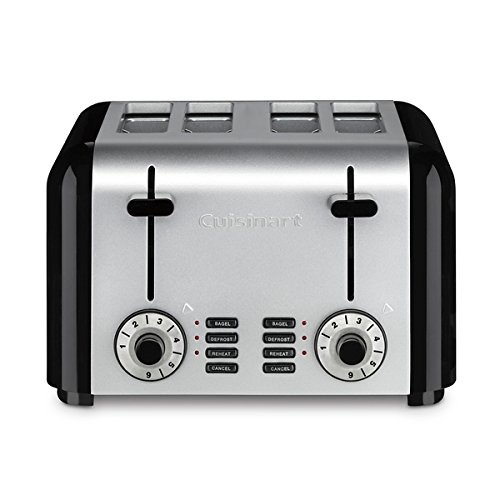 An image related to Cuisinart 4-Slice Classic Black 6-Mode Wide Slot Toaster