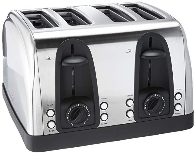 An image related to Brentwood NA-PET-BTWTS445S Stainless Steel 4-Slice Multicolor Toaster