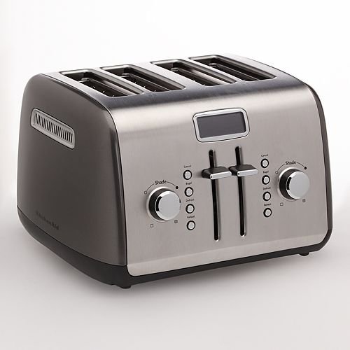 KitchenAid 4-Slice Gray Toaster at