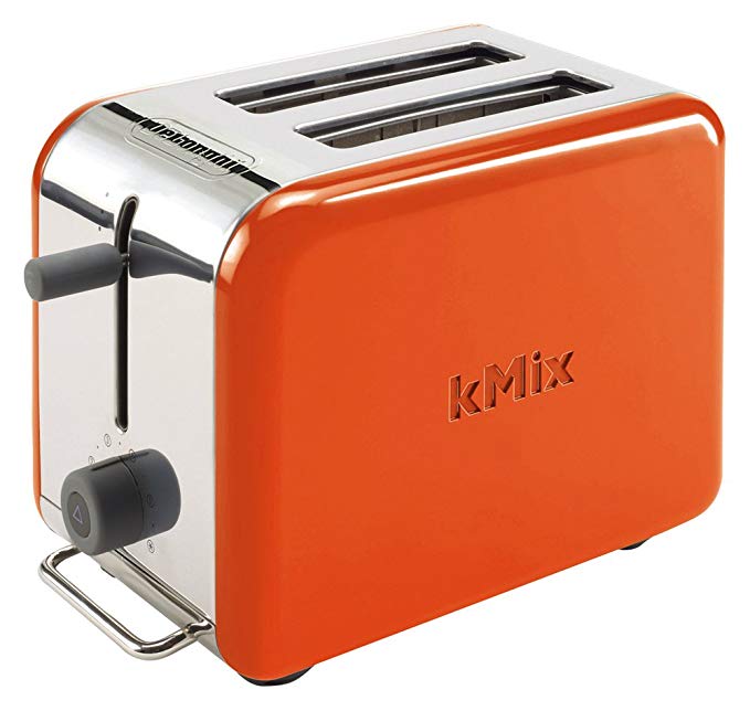 An image of DeLonghi TTM020J-OR Orange 5-Mode Long Slot Toaster | The Top Toasters 