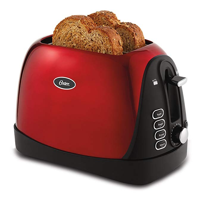 An image of Oster Stainless Steel 2-Slice Metal 7-Mode Wide Slot Toaster