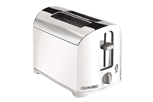 An image of Proctor Silex 22632 2-Slice Silver Cool Touch Toaster | The Top Toasters 