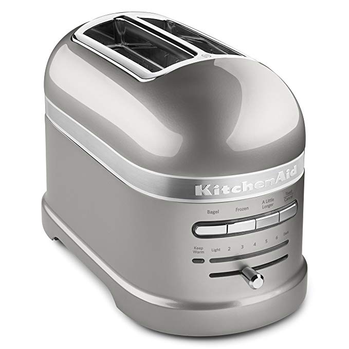 An image of KitchenAid 2-Slice Silver 7-Mode Toaster | The Top Toasters 