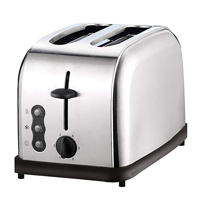 SQ Professional 900W Silver 6Mode Wide Slot Toaster The Top Toasters