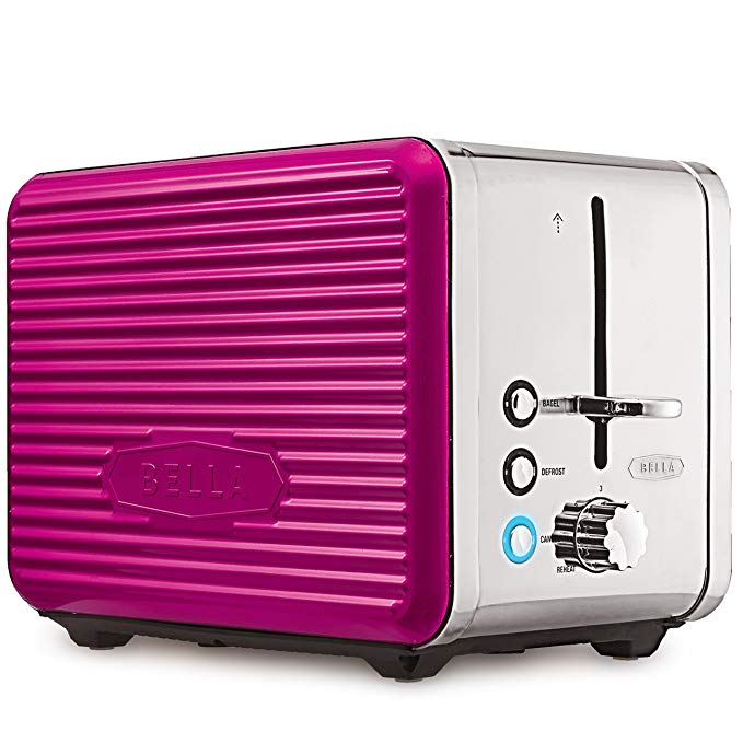 An image related to BELLA 2-Slice Pink Wide Slot Toaster