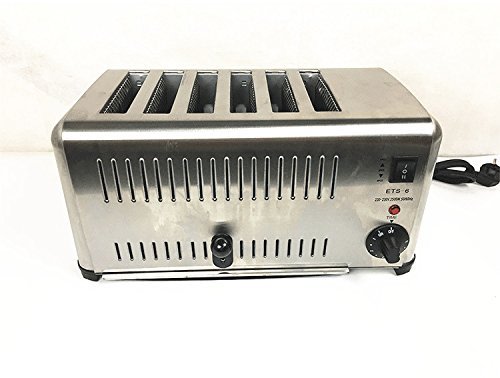 An image related to JIAWANSHUN 220V Stainless Steel 6-Slice Toaster