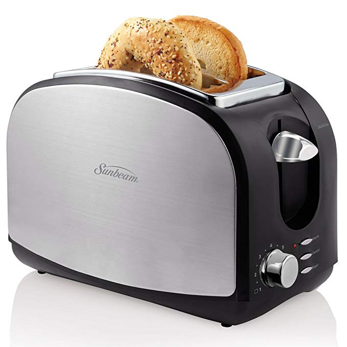 An image related to Sunbeam TSSBTRSB03 Stainless Steel 2-Slice Wide Slot Toaster