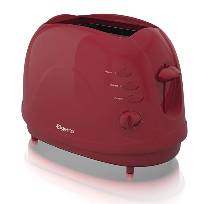 Elgento 2Slice Red Cool Touch Long Slot Toaster The Top Toasters