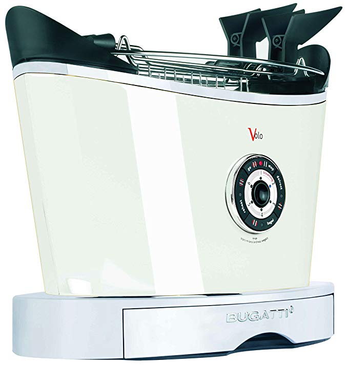 An image of Bugatti 850W White 6-Mode Toaster