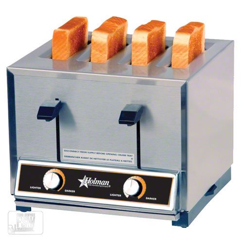 An image related to Holman T4 Stainless Steel Wide Slot Toaster