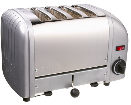 An image of Dualit Stainless Steel 4-Slice Classic Metal Wide Slot Toaster | The Top Toasters 