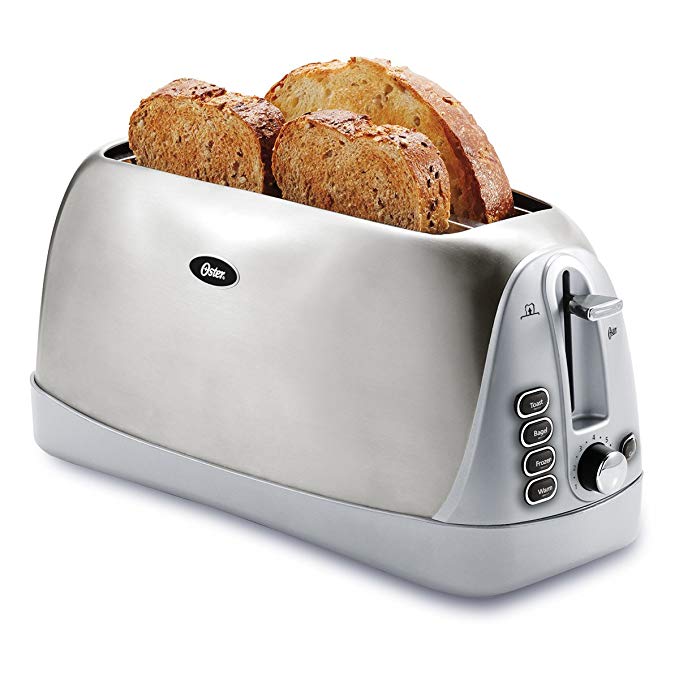 An image related to Oster TSSTTR6330-NP Stainless Steel 4-Slice 7-Mode Long Slot Toaster