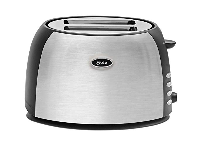 An image of Oster Stainless Steel 2-Slice 7-Mode Cool Touch Wide Slot Toaster | The Top Toasters 