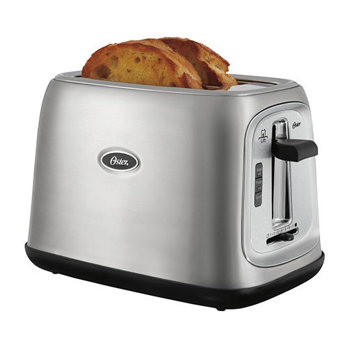 An image related to Oster TSSTTRJB29 Stainless Steel 2-Slice Silver Toaster