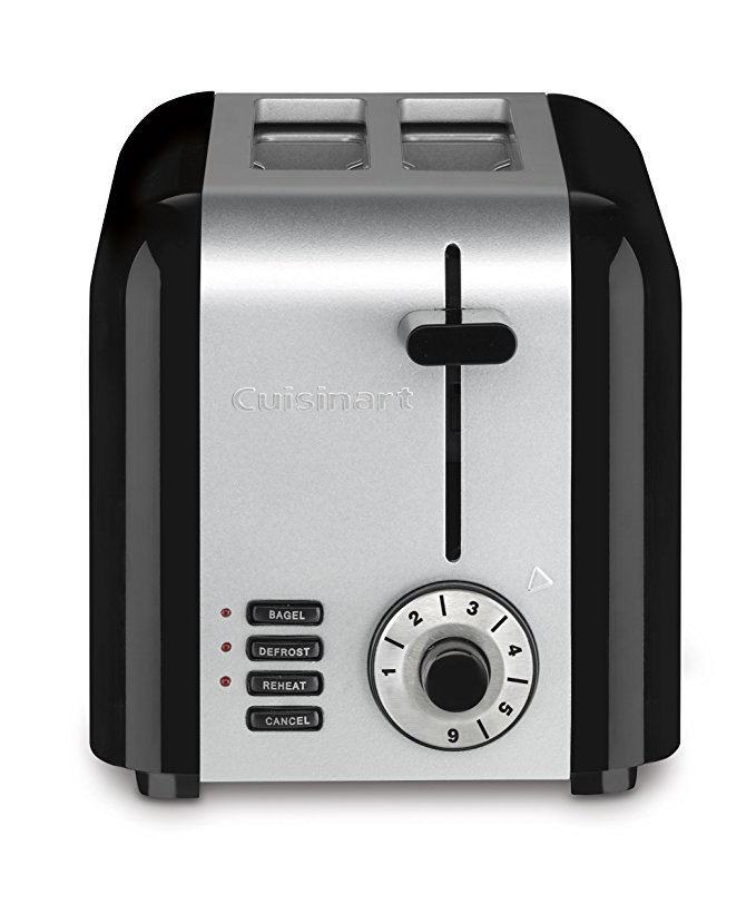 An image of Cuisinart Stainless Steel 2-Slice Classic 6-Mode Compact Wide Slot Toaster