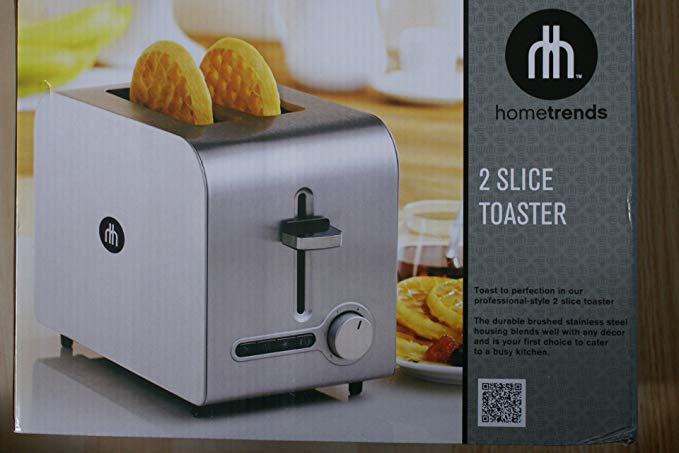 An image related to Hometrends KT3201 Stainless Steel Gray 6-Mode Toaster