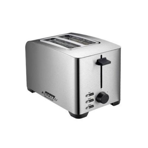 An image of Cookinex KF-6300 850W Stainless Steel 2-Slice Silver Toaster