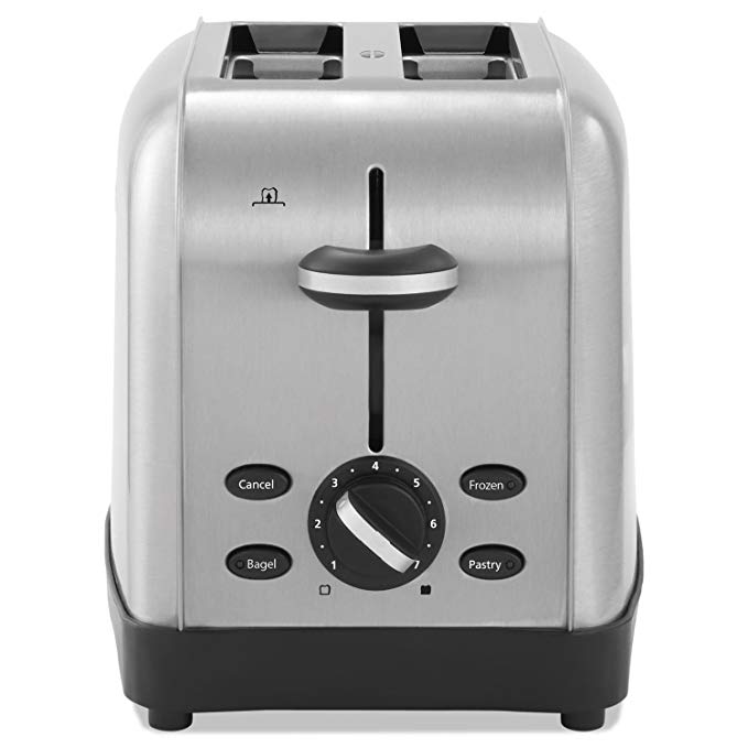 Mueller Stainless Steel 2-Slice Compact Long Slot Toaster