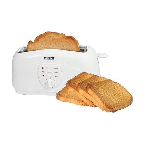 An image of Nikai 1400W 4-Slice Toaster