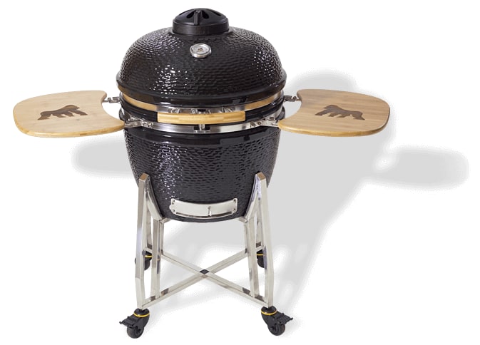 An image of Grilla Kong 24" Charcoal Ceramic Portable Grill | KnowYourGrill 