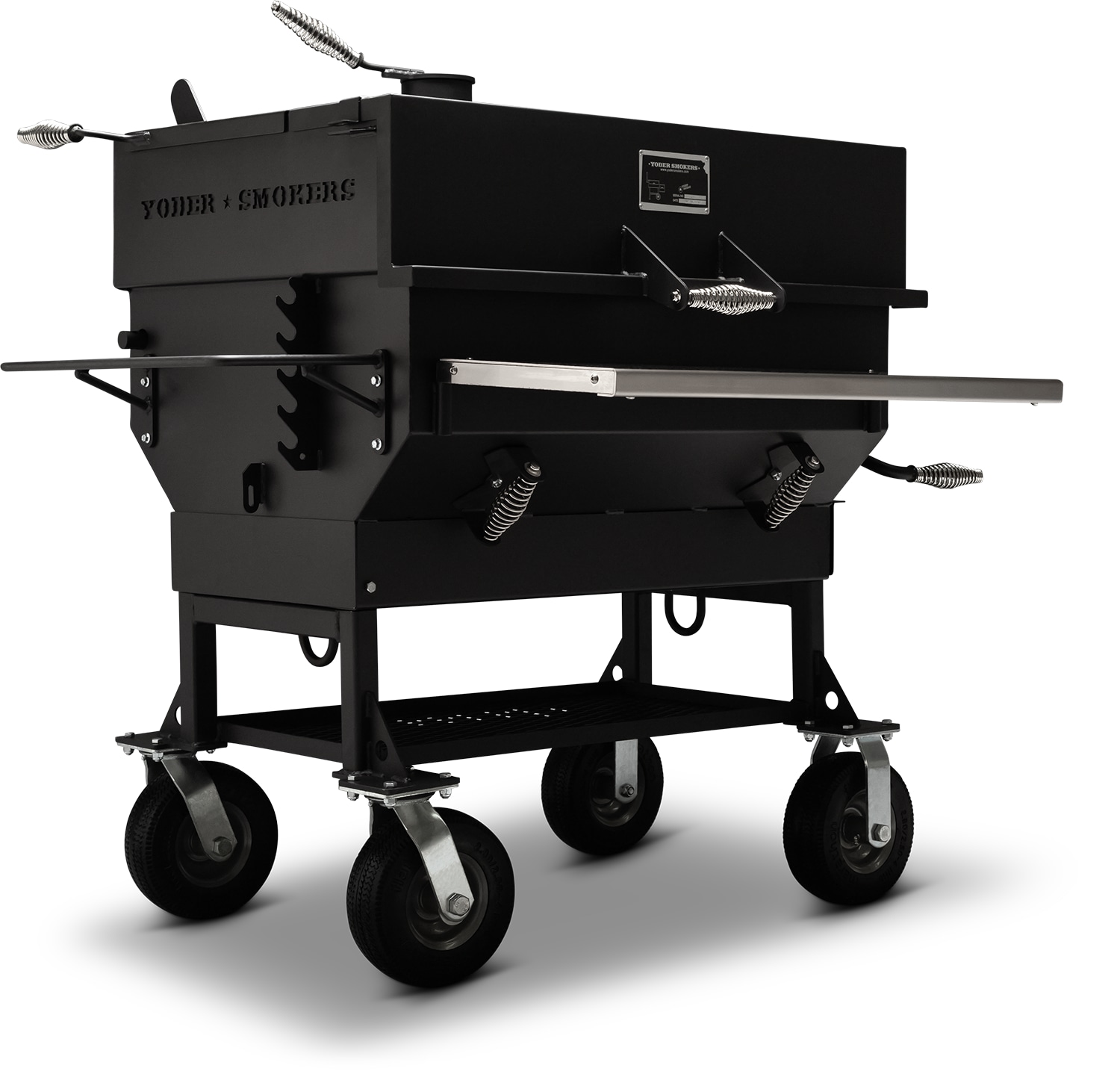 An image of Yoder Smokers Charcoal Steel Portable Grill | KnowYourGrill 