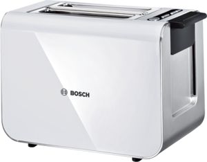 An image related to Bosch 1460W Stainless Steel White Toaster