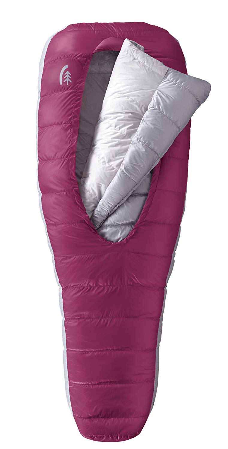 An image of Sierra Design Backcountry Bed 70602714R Women's Polyester Taffeta Sleeping Bag | Expert Camper 