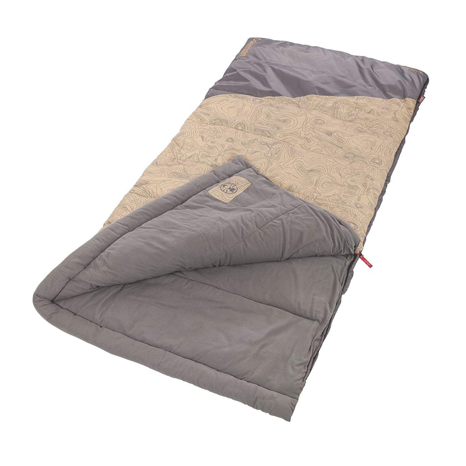 An image of Coleman Big-N-Tall 2000025731 30 Degree Polyester Sleeping Bag