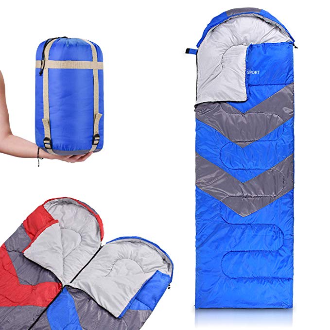 An image of Abco Tech Men's 20 Degree Polyester Sleeping Bag