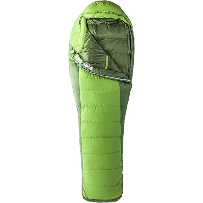 An image of Marmot Never Winter 29830-4969-R Men's 30 Degree Sleeping Bag