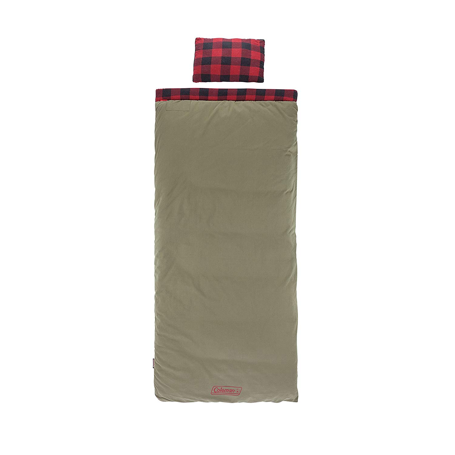An image related to Coleman Big Game 2000030093 Men's Sub Zero Degree Flannel Sleeping Bag