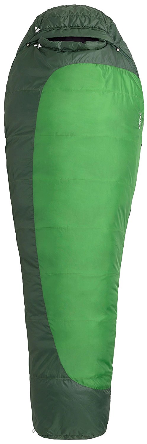 An image of Marmot Trestles 30 21180-4724-Reg-LFT Men's 30 Degree Polyester Sleeping Bag