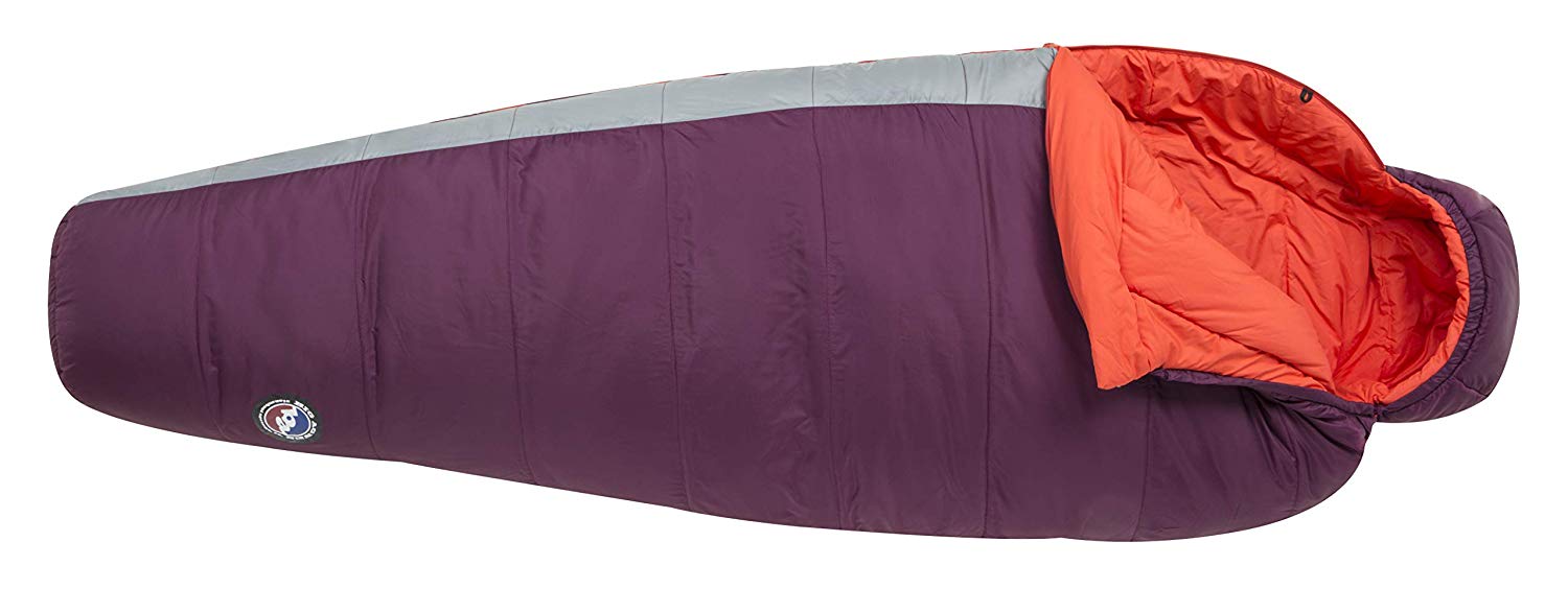 An image of Big Agnes Blue Lake 25 Women's 30 Degree Nylon Taffeta Sleeping Bag | Expert Camper 