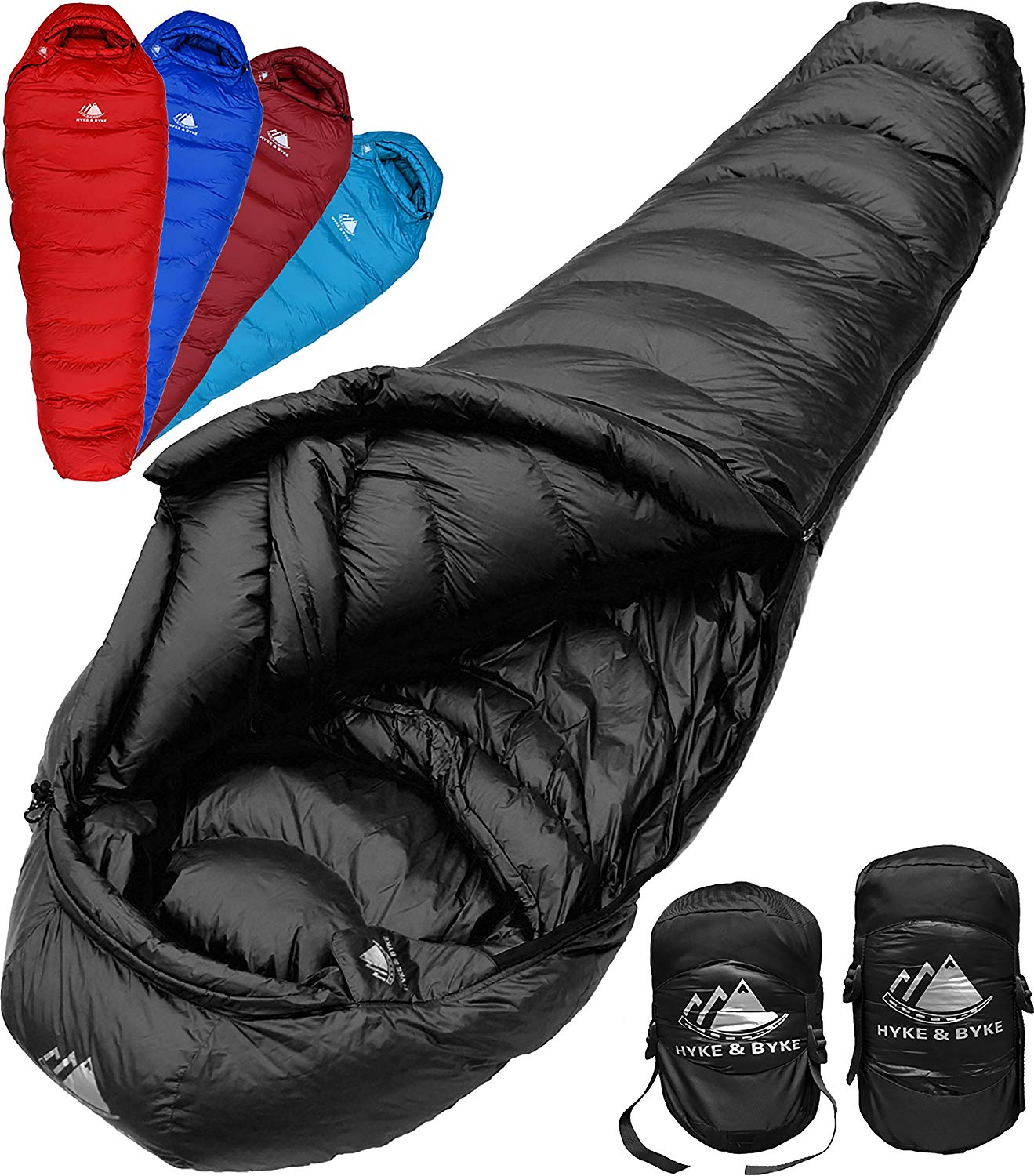 An image related to Hyke & Byke Quandary Men's Nylon Ripstop Sleeping Bag